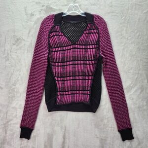 Ohne Titel Sweater Womens Medium Textured Knit‎ Pullover Geometric Modern